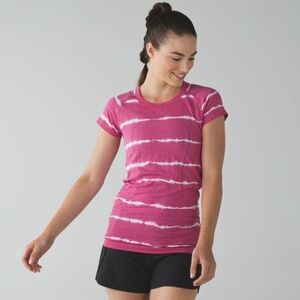 Lululemon Swiftly Tech Short Sleeve Crew T Shirt Cranberry Pink Women's Size 8